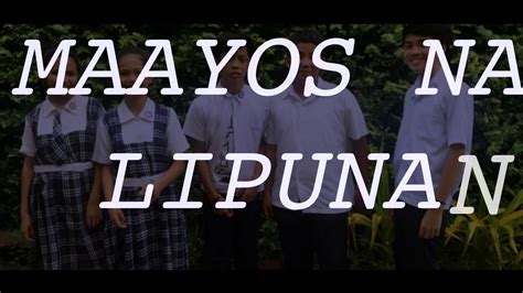 di maayos na lipunan .